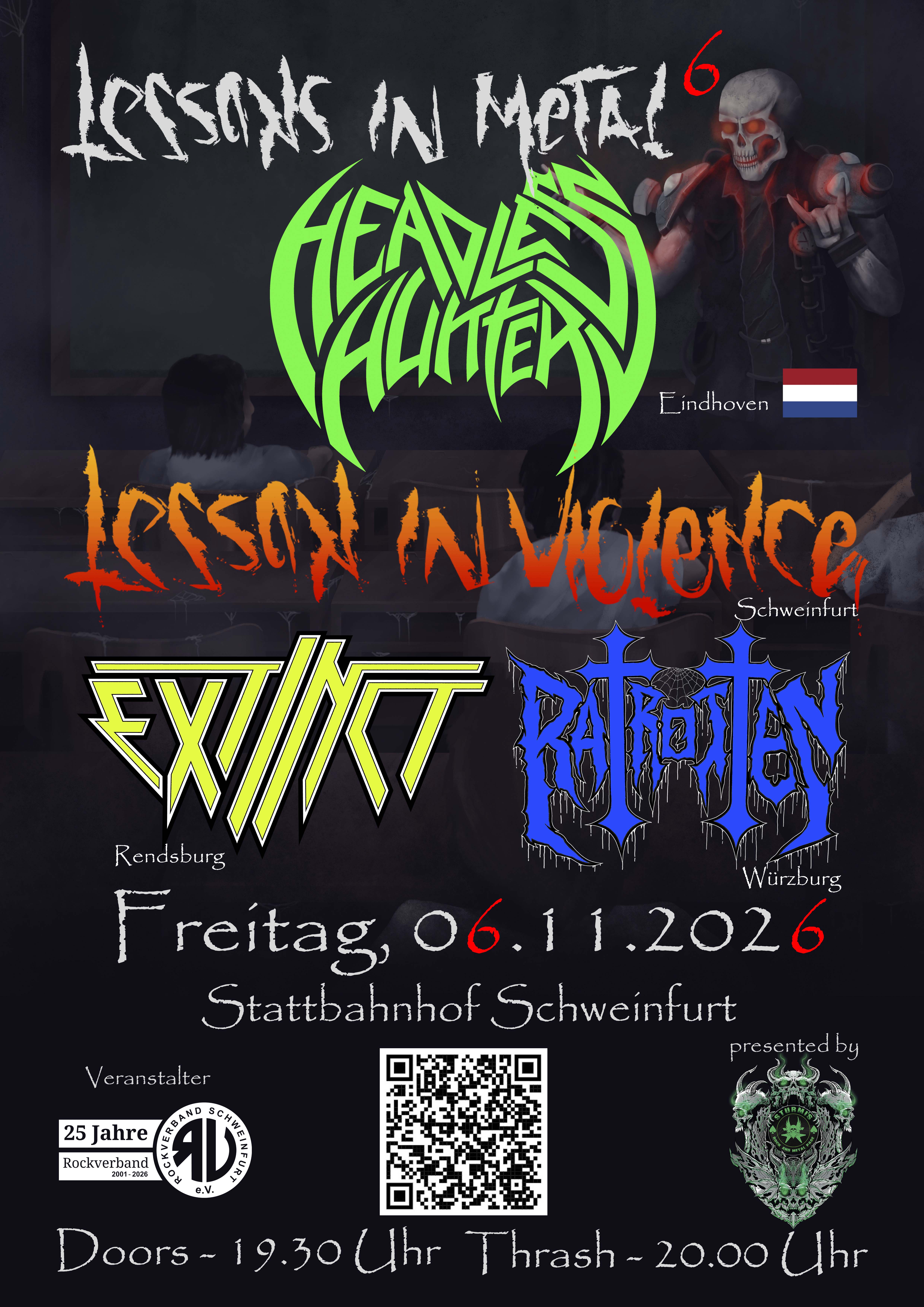 Lessons in Metal 6 Flyer
